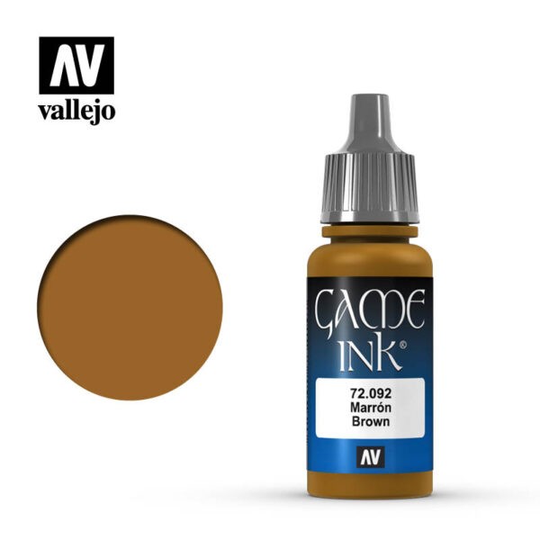 Vallejo Game Color Brown Ink - 17 ml - 72092