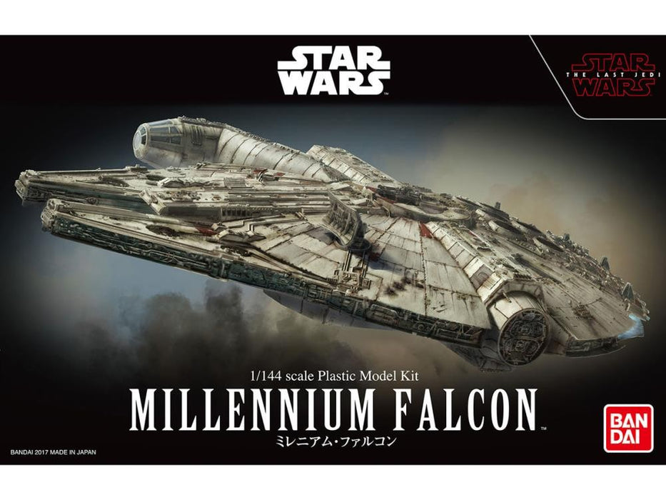 Bandai Star Wars: The Last Jedi Millennium Falcon - 1/144 Scale Model Kit