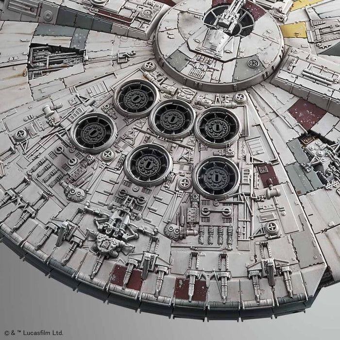 Bandai Star Wars: The Last Jedi Millennium Falcon - 1/144 Scale Model Kit