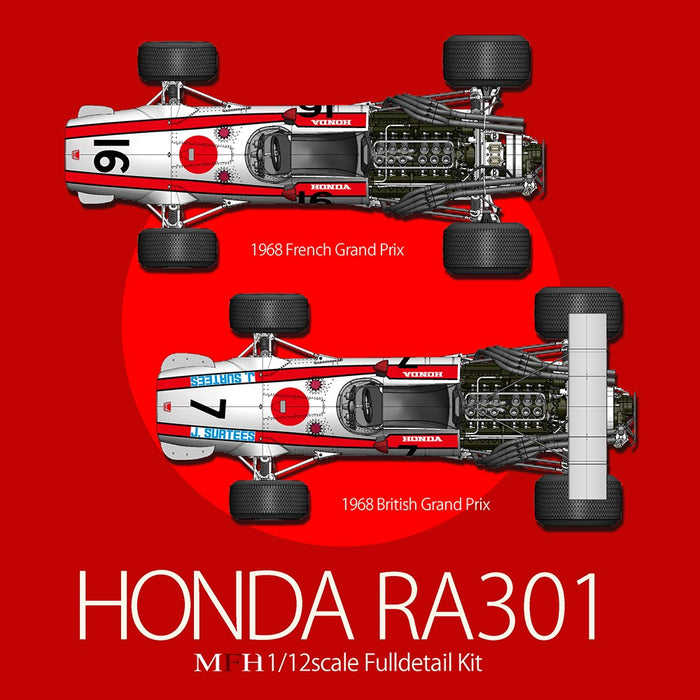 1/12 Scale Model Kit: HONDA RA301 Full Detail