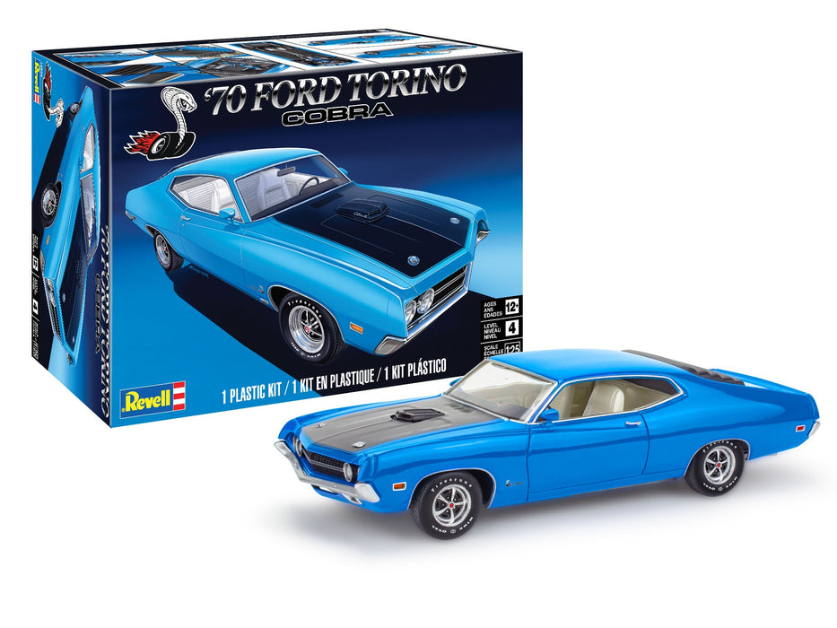 Revell 1970 Ford Torino Cobra - 1/25 Scale Model Kit