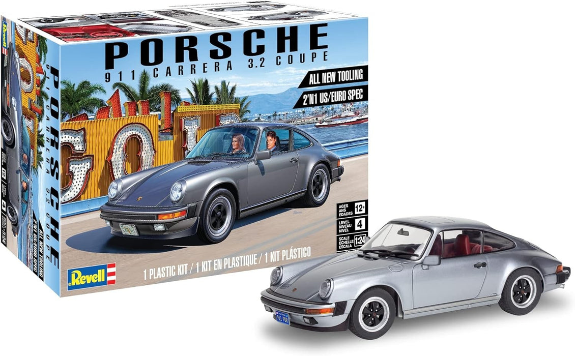 Revell Porsche 911 Carrera 3.2 Coupe 2N1 - 1/24 Scale Model Kit