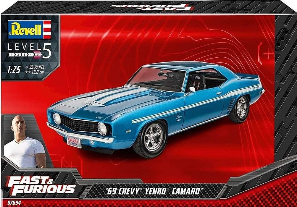 Revell of Germany Fast & Furious 1969 Chevy Camaro Yenko - 1/25 Scale Model Kit