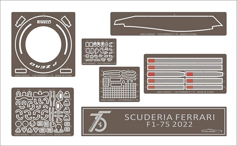 Alpha Model Ferrari SF1-75 - 1/20 Scale Model kit