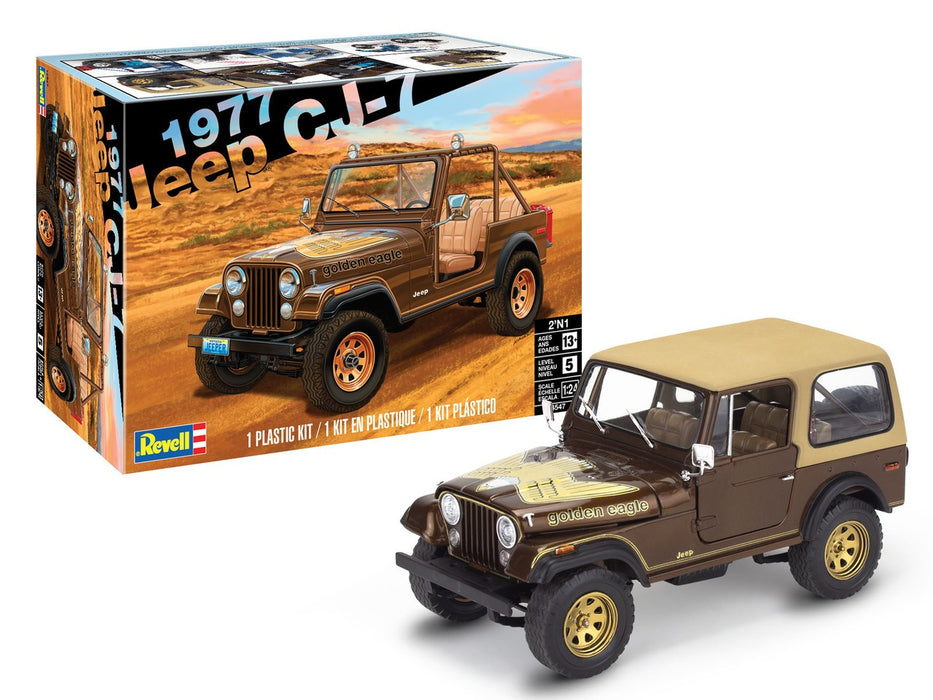 Revell 1977 Jeep CJ-7 Renegade (2 in 1) - 1/24 Scale Model Kit