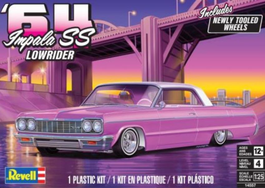 Revell 1964 Impala SS Lowrider- 1/25 Scale Model Kit