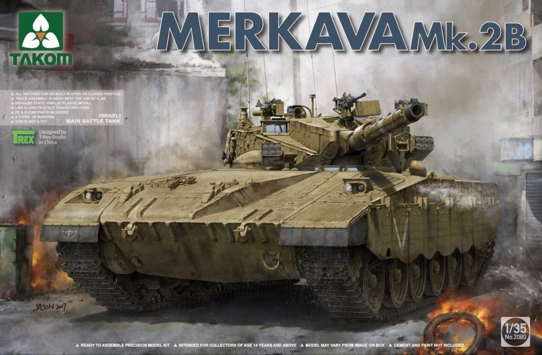 Takom MERKAVA MK.IIB - 1/35 Scale Model Kit