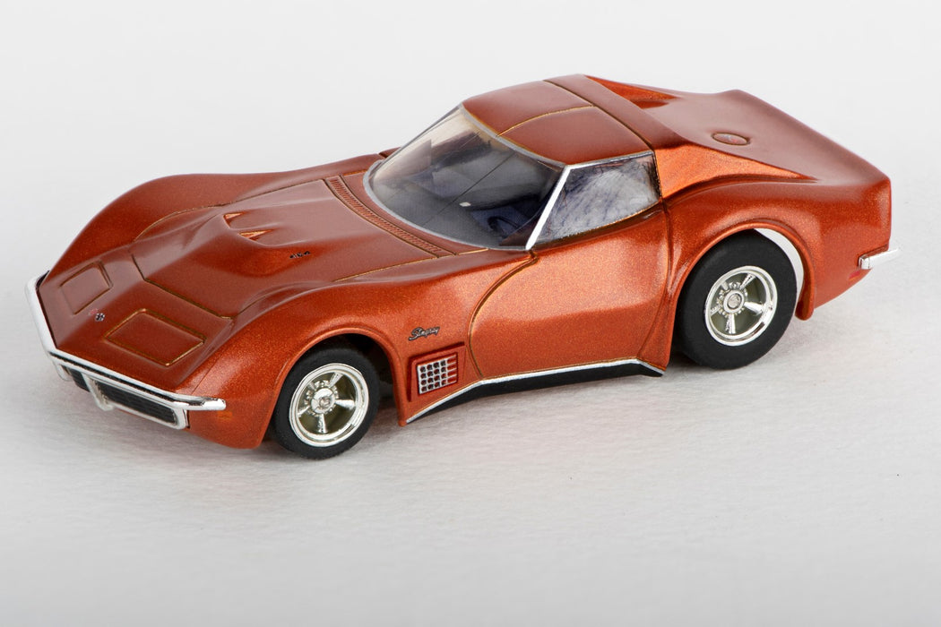 AFX Mega G+ 1970 CORVETTE LT1 – ORANGE METALLIC HO Slot Car