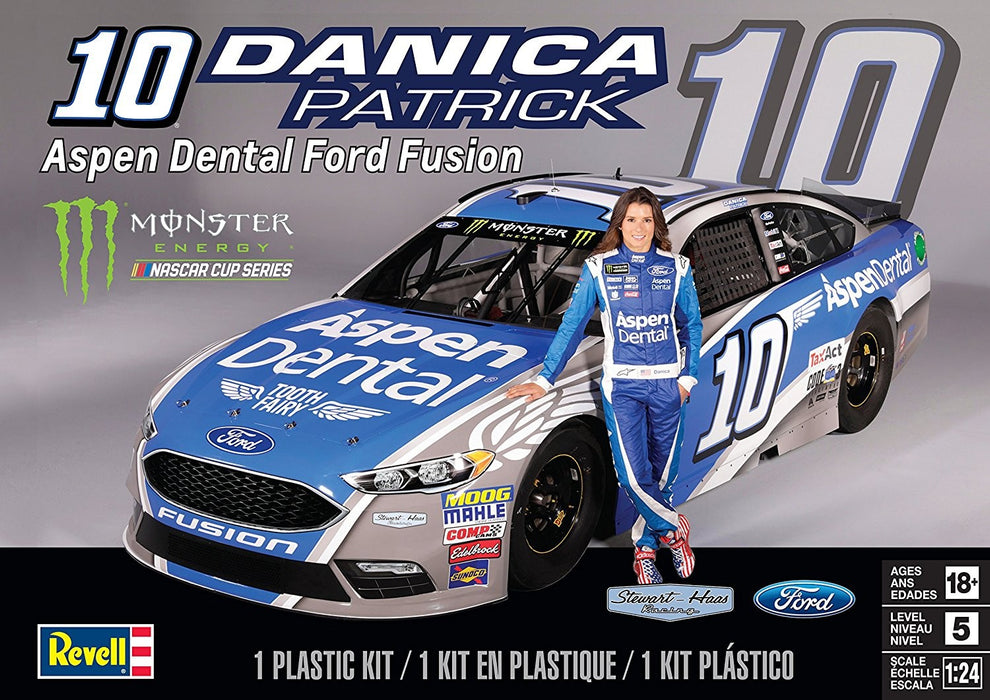 Revell No.10 Danica Patrick Aspen Dental Ford Fusion - 1/24 Scale