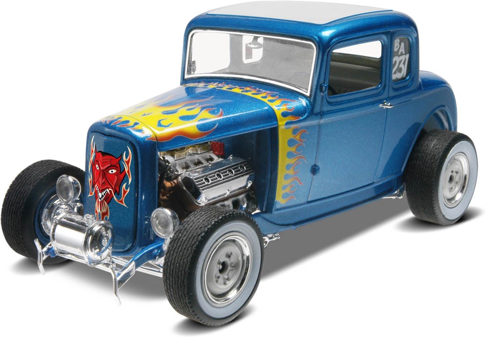 Revell Ford 5 Window Coupe Model Kits - 1/25 Scale Model Kit