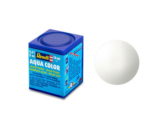 Revell Paint Aqua Color: White Gloss 18ml