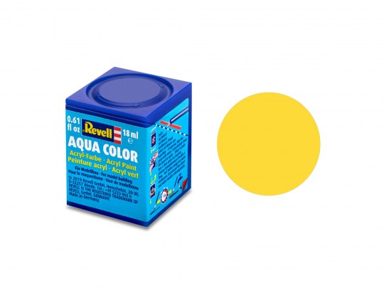 Revell Paint Aqua Color: Yellow Matt 18ml