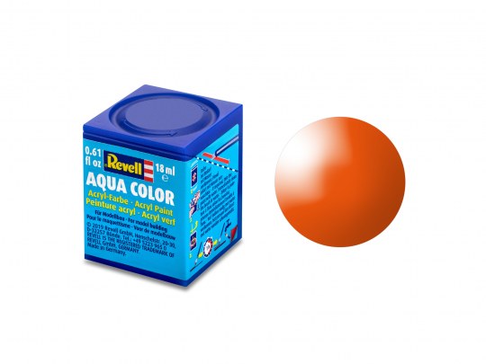 Revell Paint Aqua Color: Orange Gloss 18ml