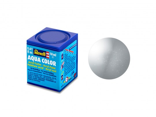 Revell Paint Aqua Color: Silver Metallic 18ml