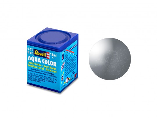 Revell Paint Aqua Color: Steel Metallic 18ml