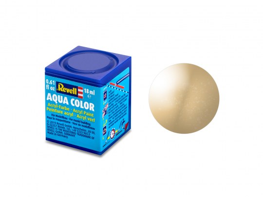 Revell Paint Aqua Color: Gold Metallic 18ml