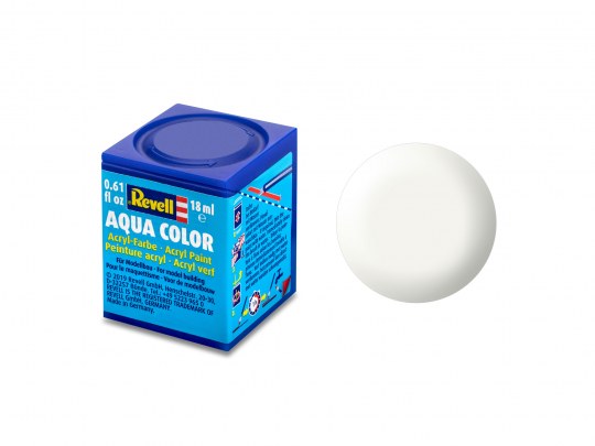 Revell Paint Aqua Color: White Silk 18ml