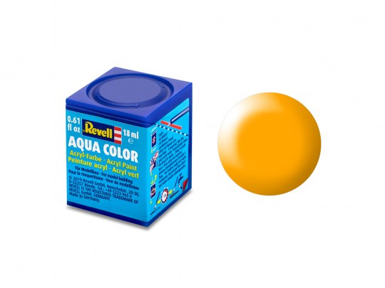 Revell Paint Aqua Color: Yellow Silk 18ml