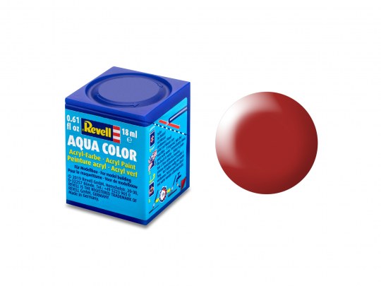 Revell Paint Aqua Color: Fiery Red Silk 18ml