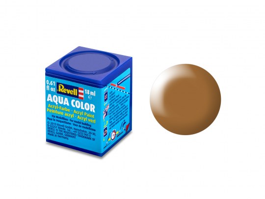 Revell Paint Aqua Color: Wood Brown Silk 18ml