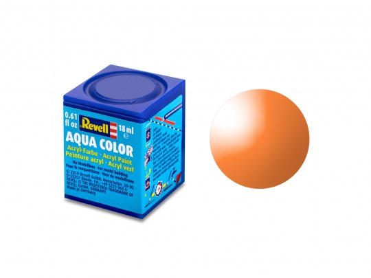 Revell Paint Aqua Color: Clear Orange 18ml