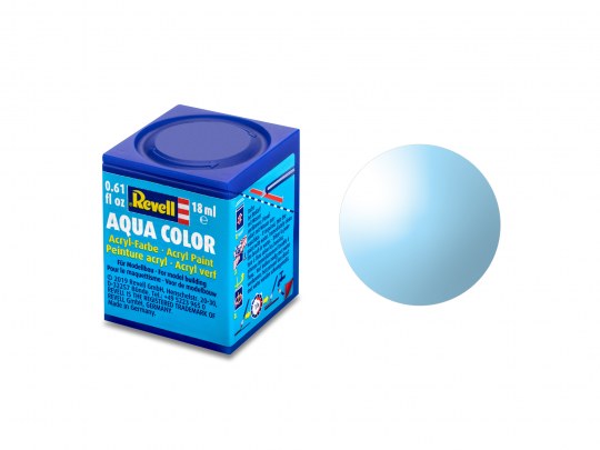 Revell Paint Aqua Color: Clear Blue 18ml