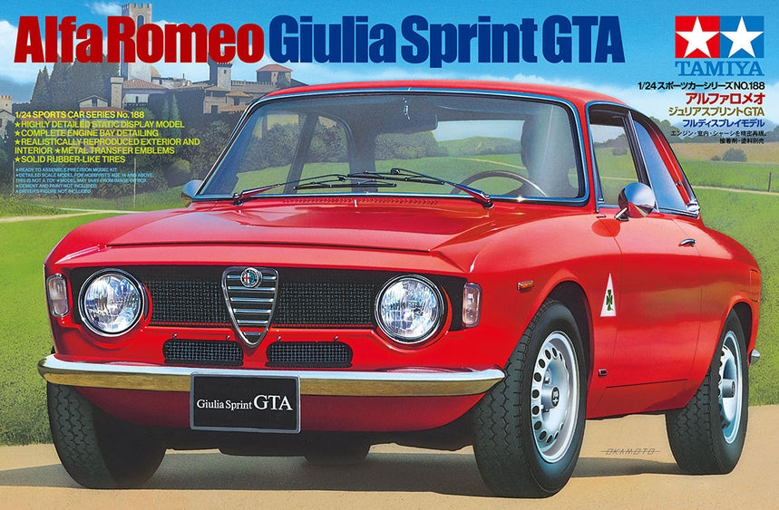 Alfa Romeo Giulia Gta Sprint 1:24 scale model kit