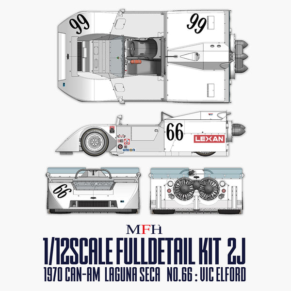 1/12 Scale Model Kit: 2J Full detail