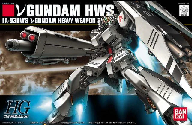 Bandai 093 Nu Gundam (Heavy Weapon System) HG Universal Century - 1/144 Scale Model Kit