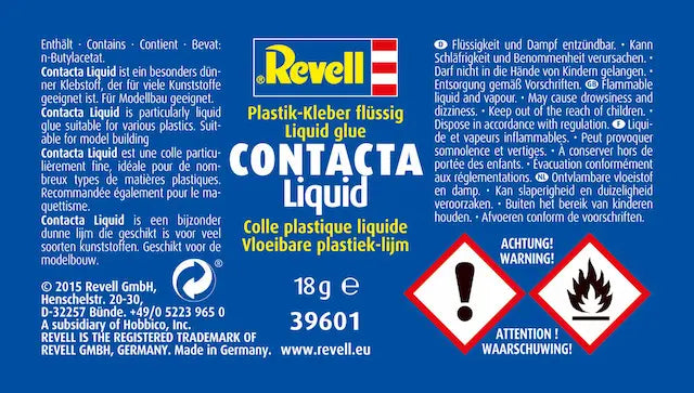 Revell "Contacta Liquid" Glue w/Brush - 18g