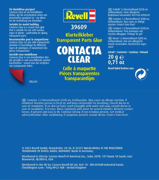 Revell "Contacta Clear" Glue for Clear Parts - 20g