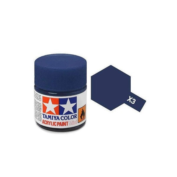 Tamiya Acrylic Mini X-3 Royal Blue - 10ml Jar