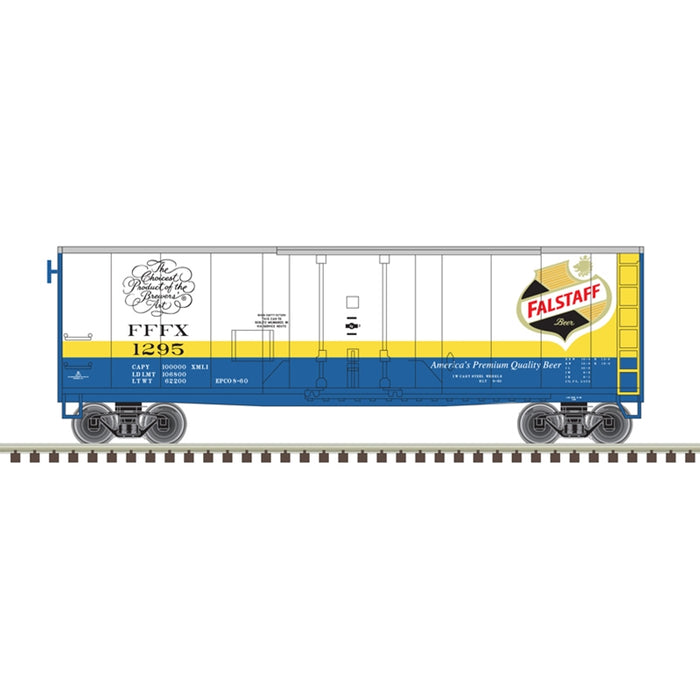 Atlas N Scale TRAINMAN 40' PLUG DOOR BOX CAR FALSTAFF #1295