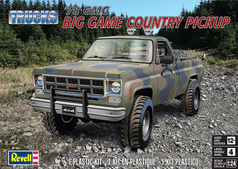 Revell 78 GMC Big Game Country Pickup - 1/24 Scale