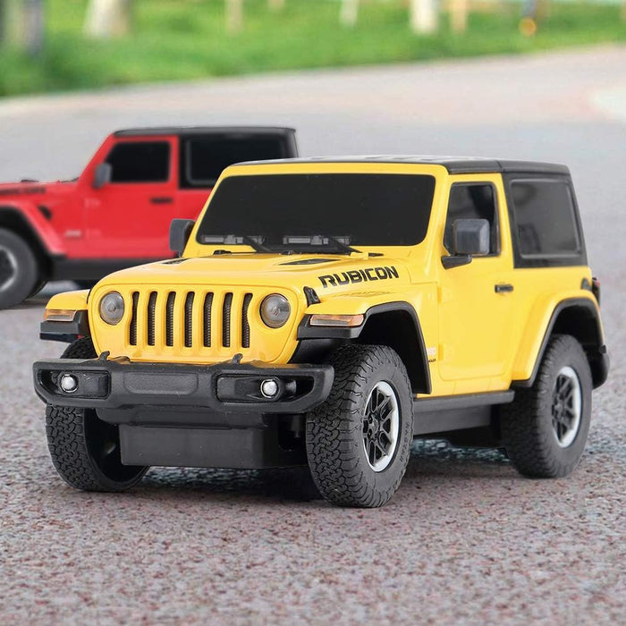 RASTAR Wrangler Rubicon JL, Yellow, Remote Control RC Car - 1/24 Scale