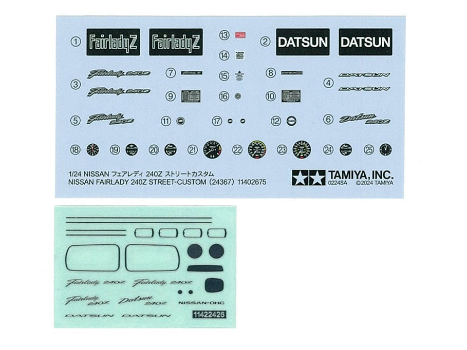 Tamiya Nissan Fairlady 240Z Street-Custom - 1/24 Scale Model Kit