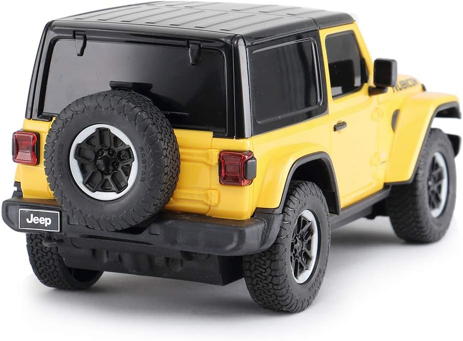 RASTAR Wrangler Rubicon JL, Yellow, Remote Control RC Car - 1/24 Scale