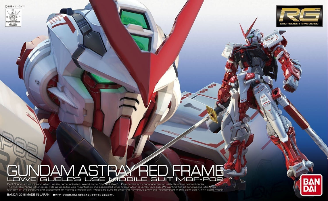 Bandai Gundam Astray Red Frame RG - 1/144