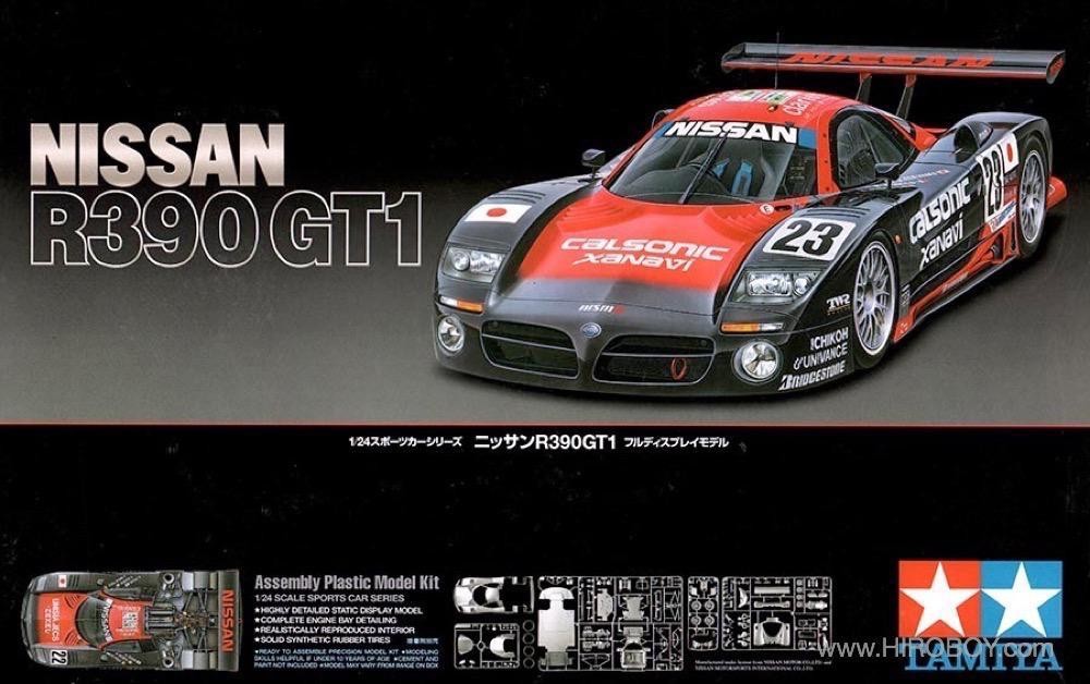 Tamiya Nissan R390 GT1 - 1/24 Scale Model Kit