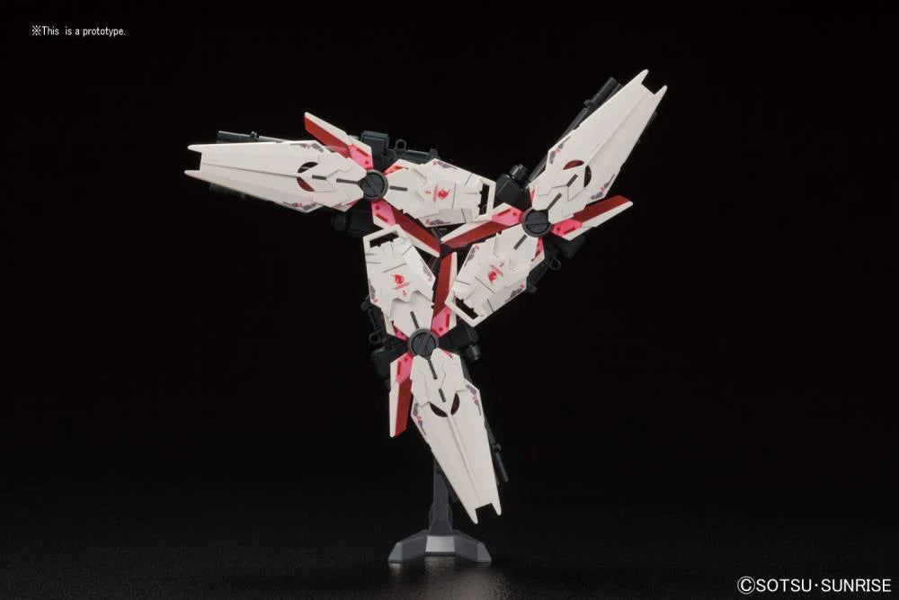 HGUC 199 Full Armor Unicorn Gundam (Destroy Mode) (Red Color Ver.)