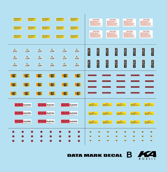 KA Models Data Decal B