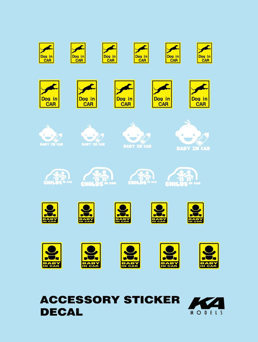 KA Models Accessory Sticker Decal