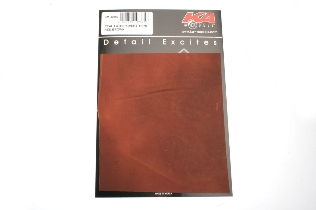 KA Models Real Leather (Very Thin) – RED BROWN