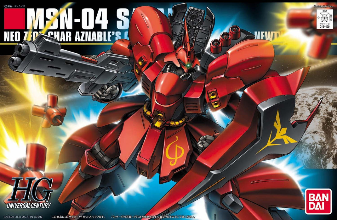 Bandai MSN-04 Sazabi Gundam "Char's Counterattack" HGUC