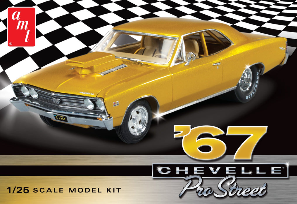 AMT 1967 Chevy Chevelle Pro Street 1/25 Scale Model Kit