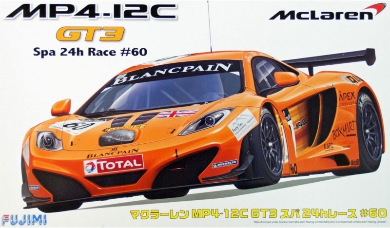 Fujimi Mclaren Mp4/12c Gt3 Spa  - 1/24