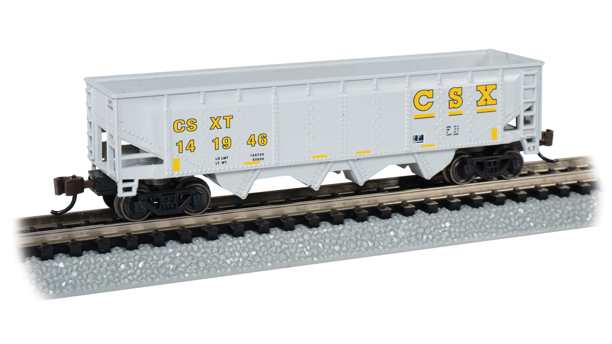 Bachmann 40' QUAD HOPPER - CSX® #141946 (GRAY & YELLOW)