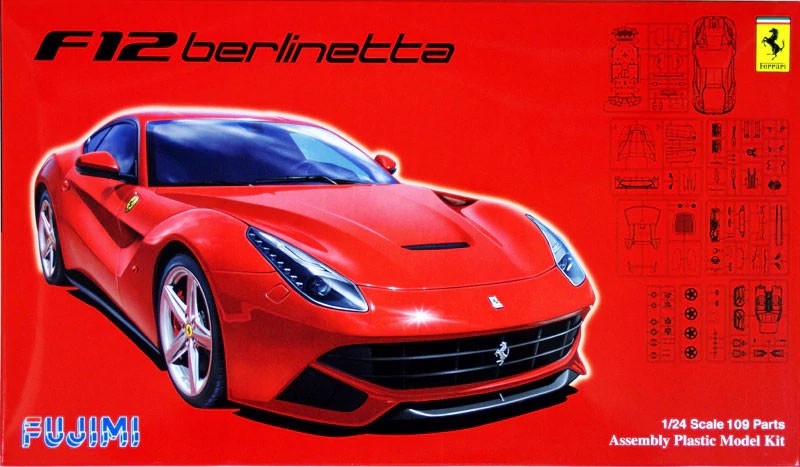 Fujimi Ferrari F12 Berlinetta - 1/24 Scale Model Kit