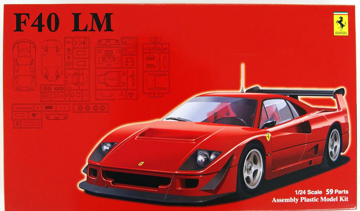 Fujimi Ferrari F40 LM- 1/24 Scale Model Kit