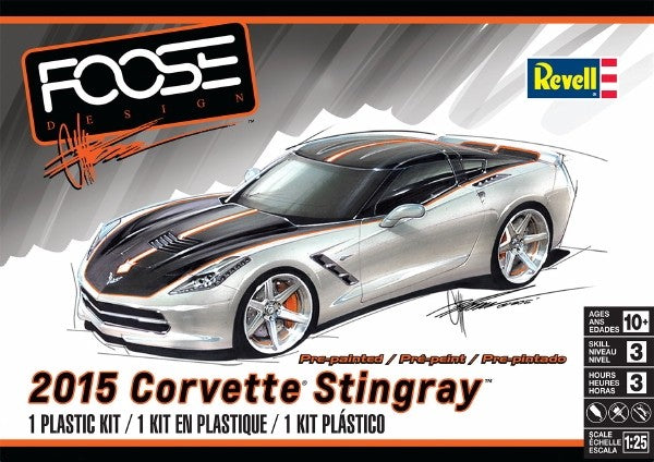 Revell Foose 2015 Corvette Stingray - 1/25 Scale Model Kit